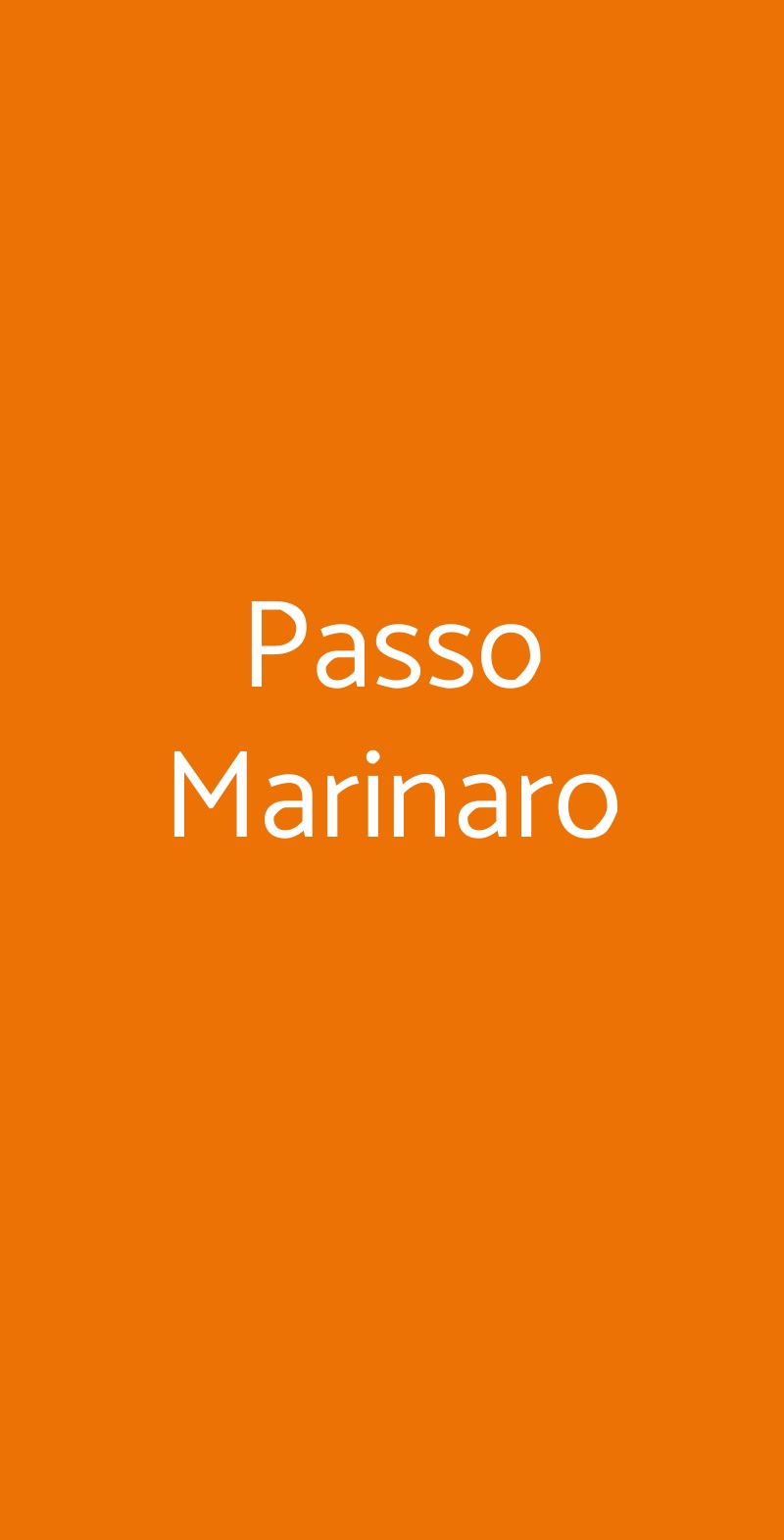 Passo Marinaro, Moranda