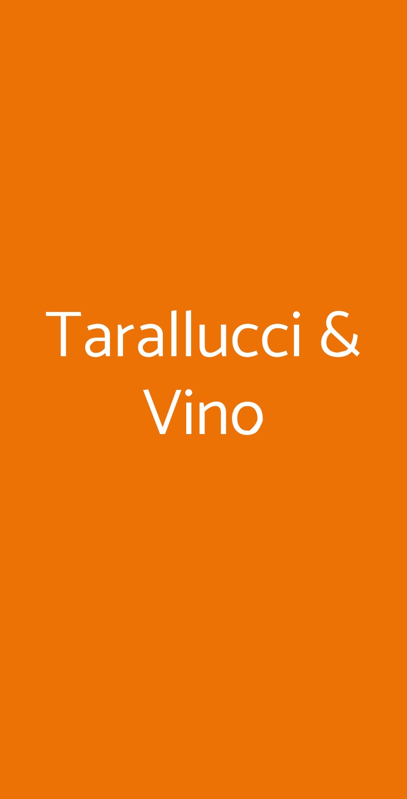 Tarallucci & Vino Pieve Emanuele menù 1 pagina