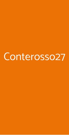 Conterosso27, Milano