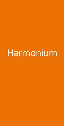 Harmonium, Milano