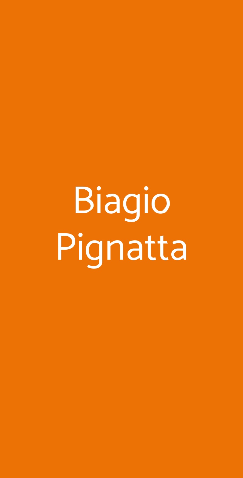 Biagio Pignatta Carmignano menù 1 pagina