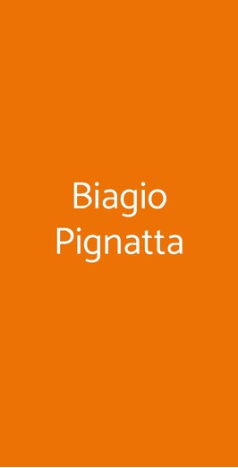 Biagio Pignatta