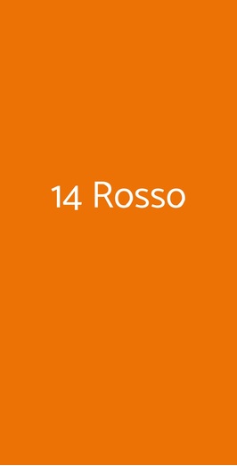 14 Rosso, San Rocco
