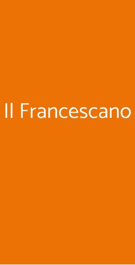 Il Francescano, Firenze