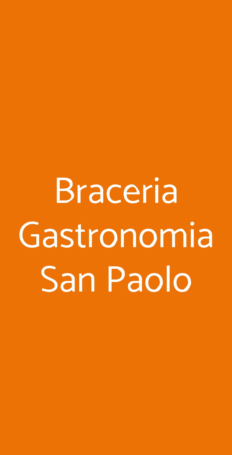Braceria Gastronomia San Paolo Acaya menù 1 pagina