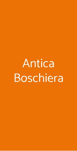 Antica Boschiera, Villafranca Padovana