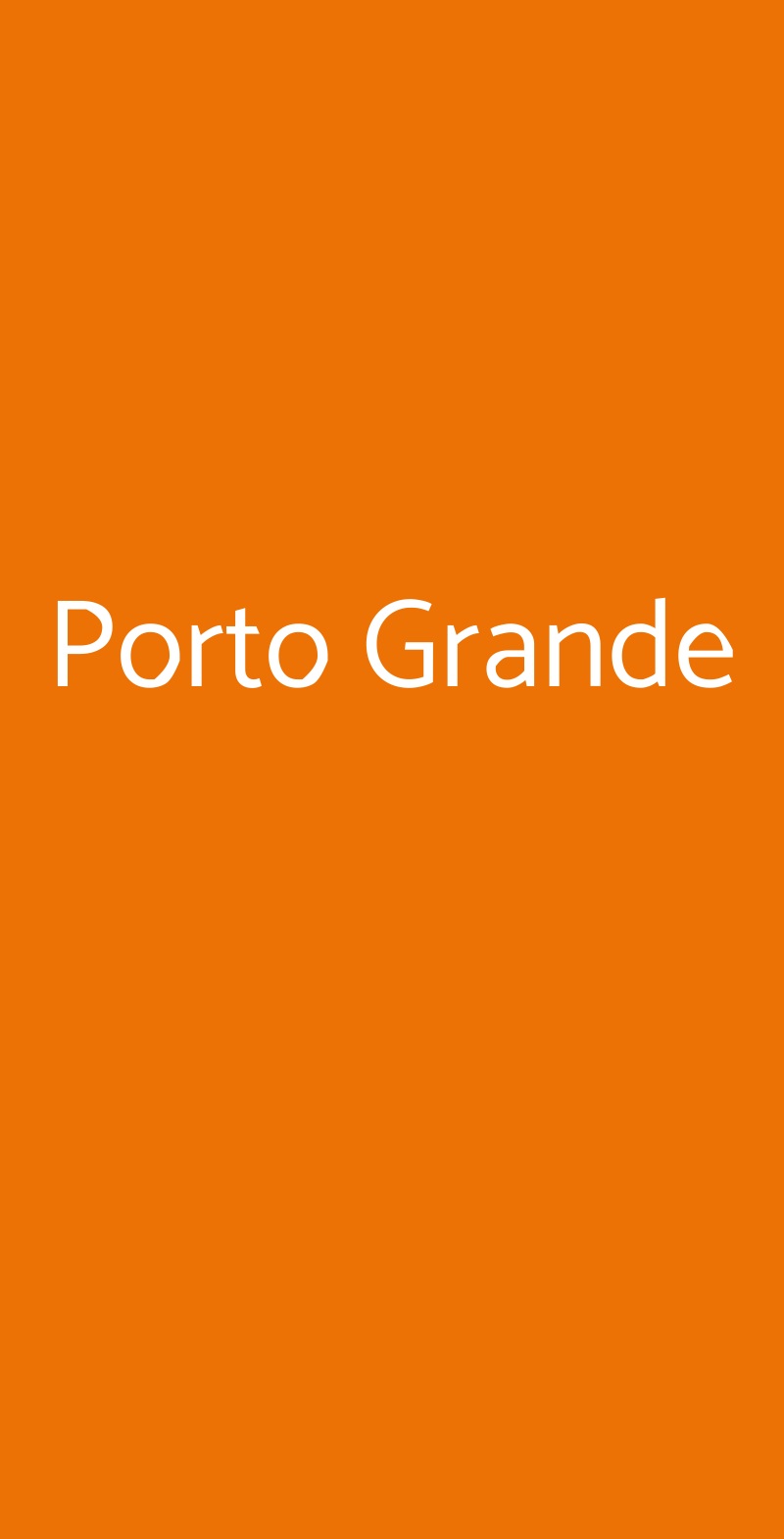 Porto Grande Siracusa menù 1 pagina