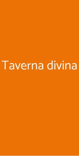 Taverna Divina, Lesmo