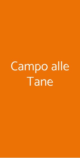 Campo Alle Tane, Cecina