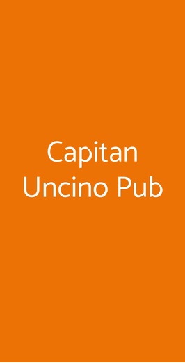 Capitan Uncino Pub