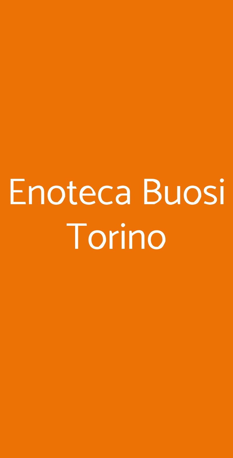 Enoteca Buosi Torino Torino menù 1 pagina