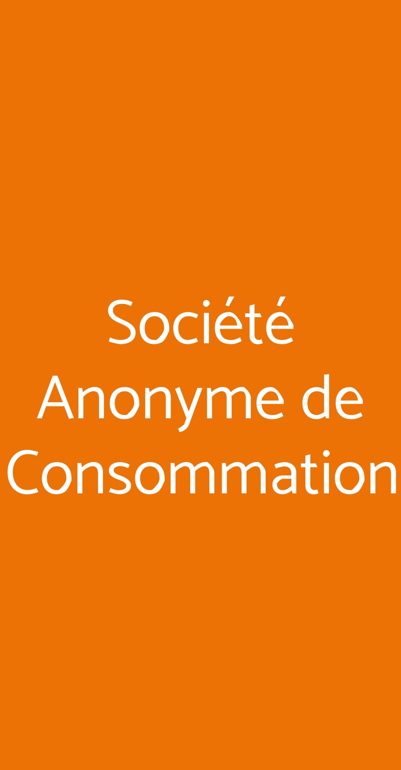 Société Anonyme De Consommation, Gressan