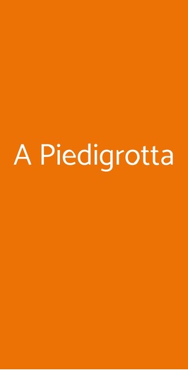 A Piedigrotta, Milano