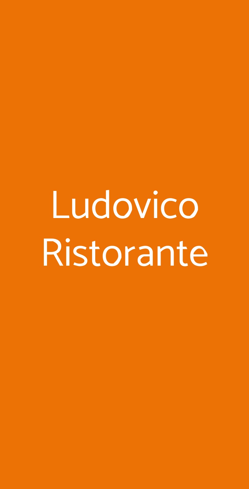 Ludovico Ristorante Pozzuoli menù 1 pagina