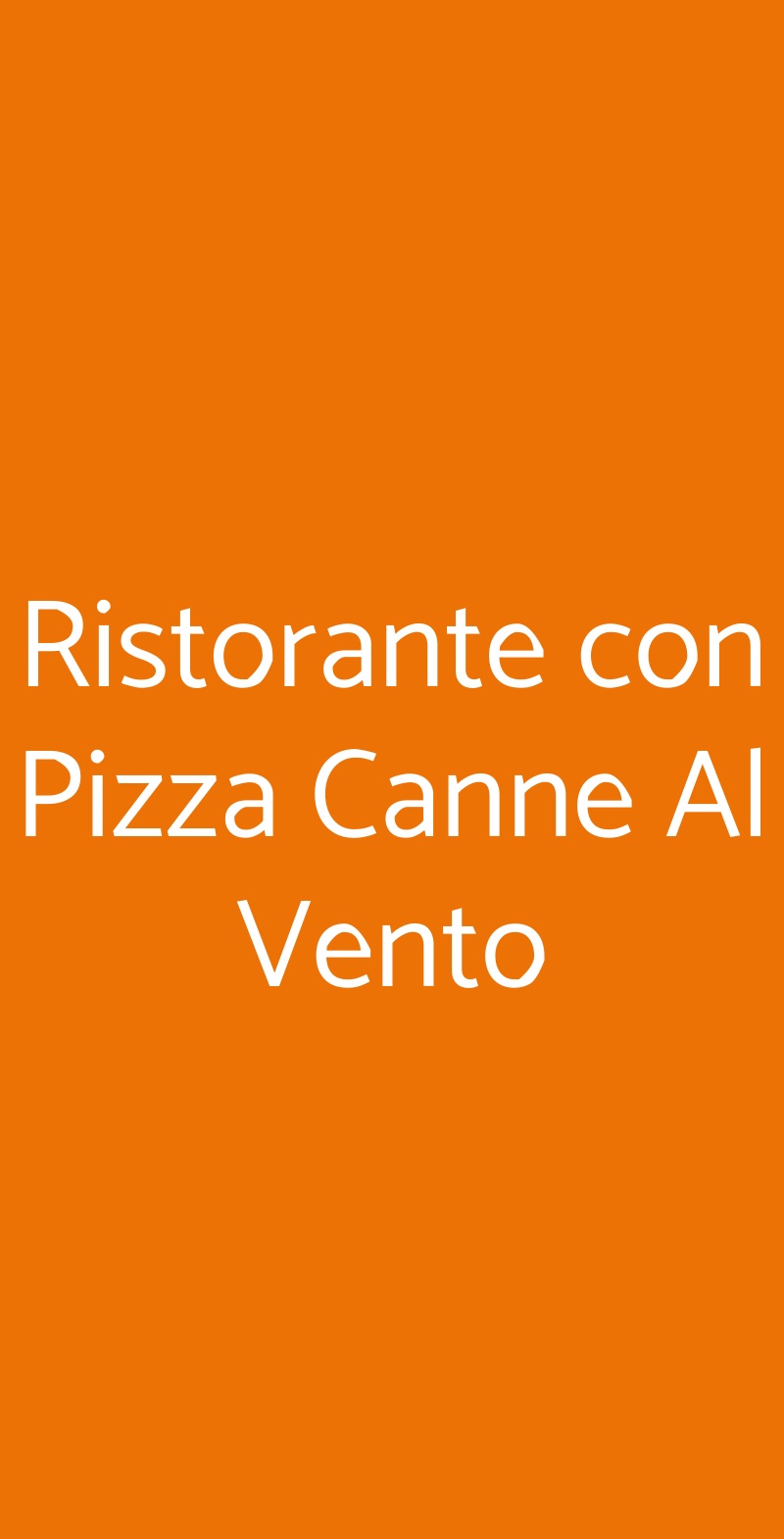 Ristorante con Pizza Canne Al Vento Lonato menù 1 pagina