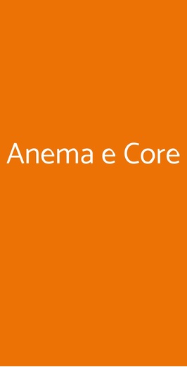 Anema E Core, Viterbo