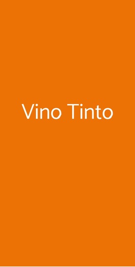 Vino Tinto
