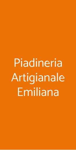 Piadineria Artigianale Emiliana, Torino