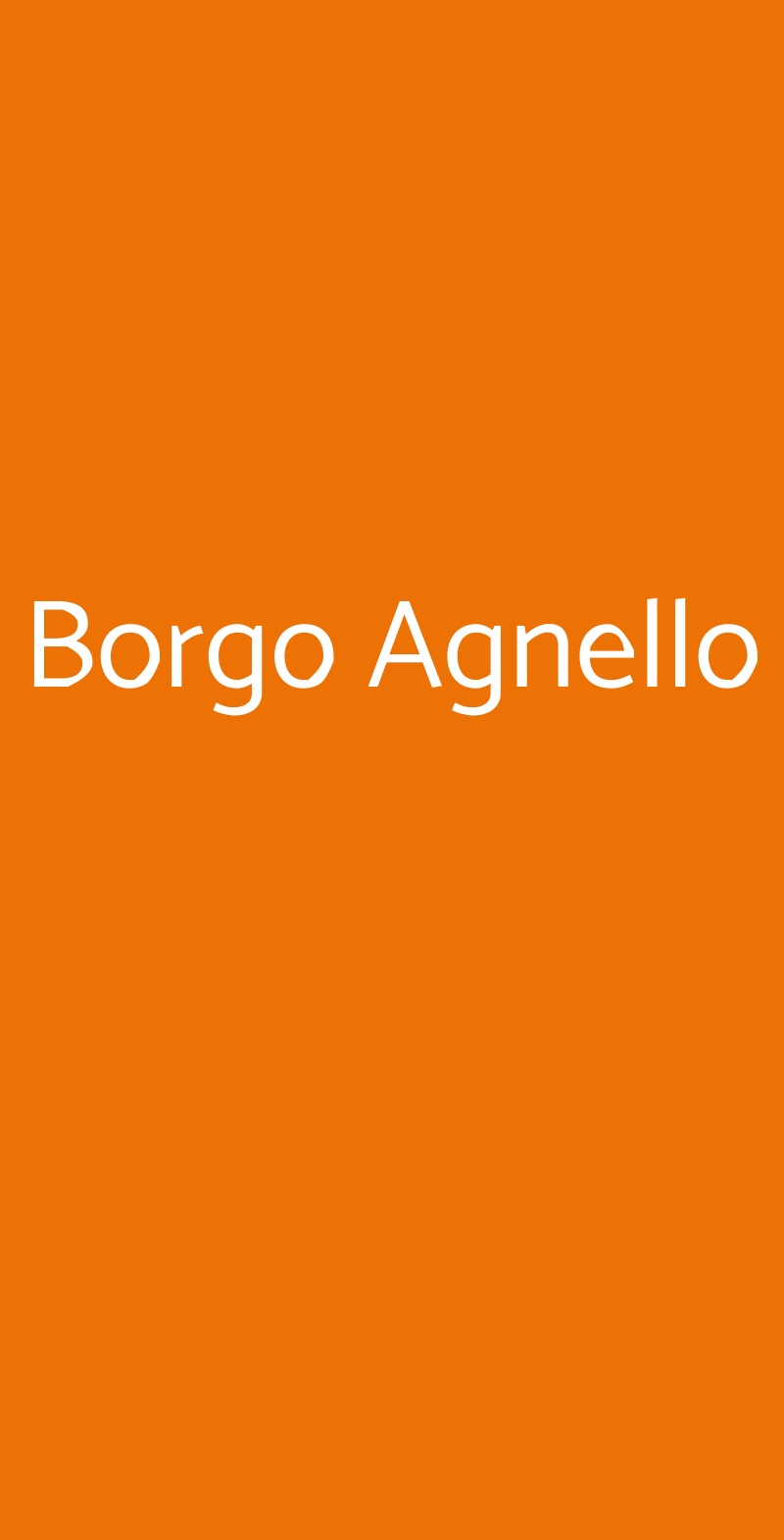 Borgo Agnello Invorio menù 1 pagina