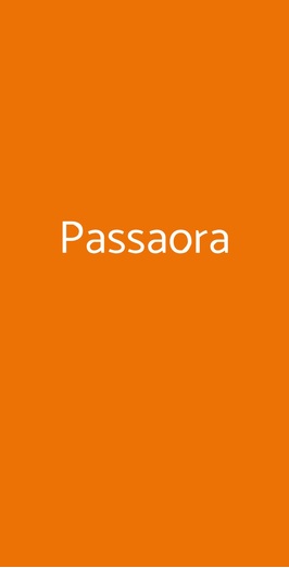 Passaora, Martellago