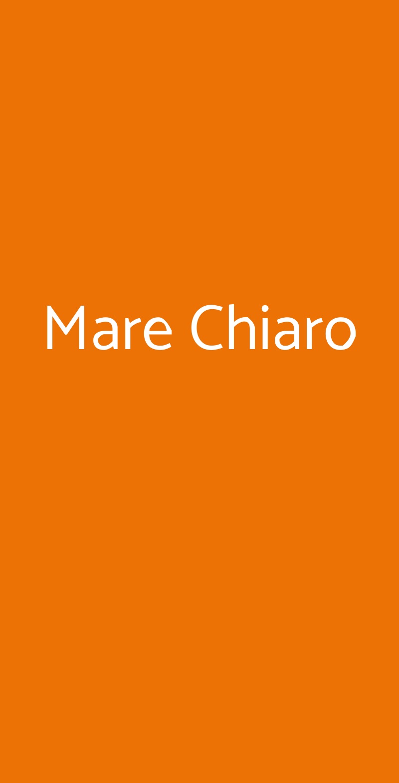 Mare Chiaro, Saronno