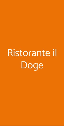 Ristorante Il Doge, Rovereto