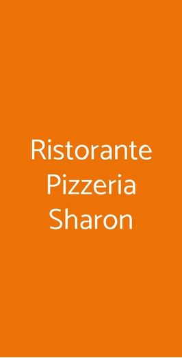 Ristorante Pizzeria Sharon, Ravanusa