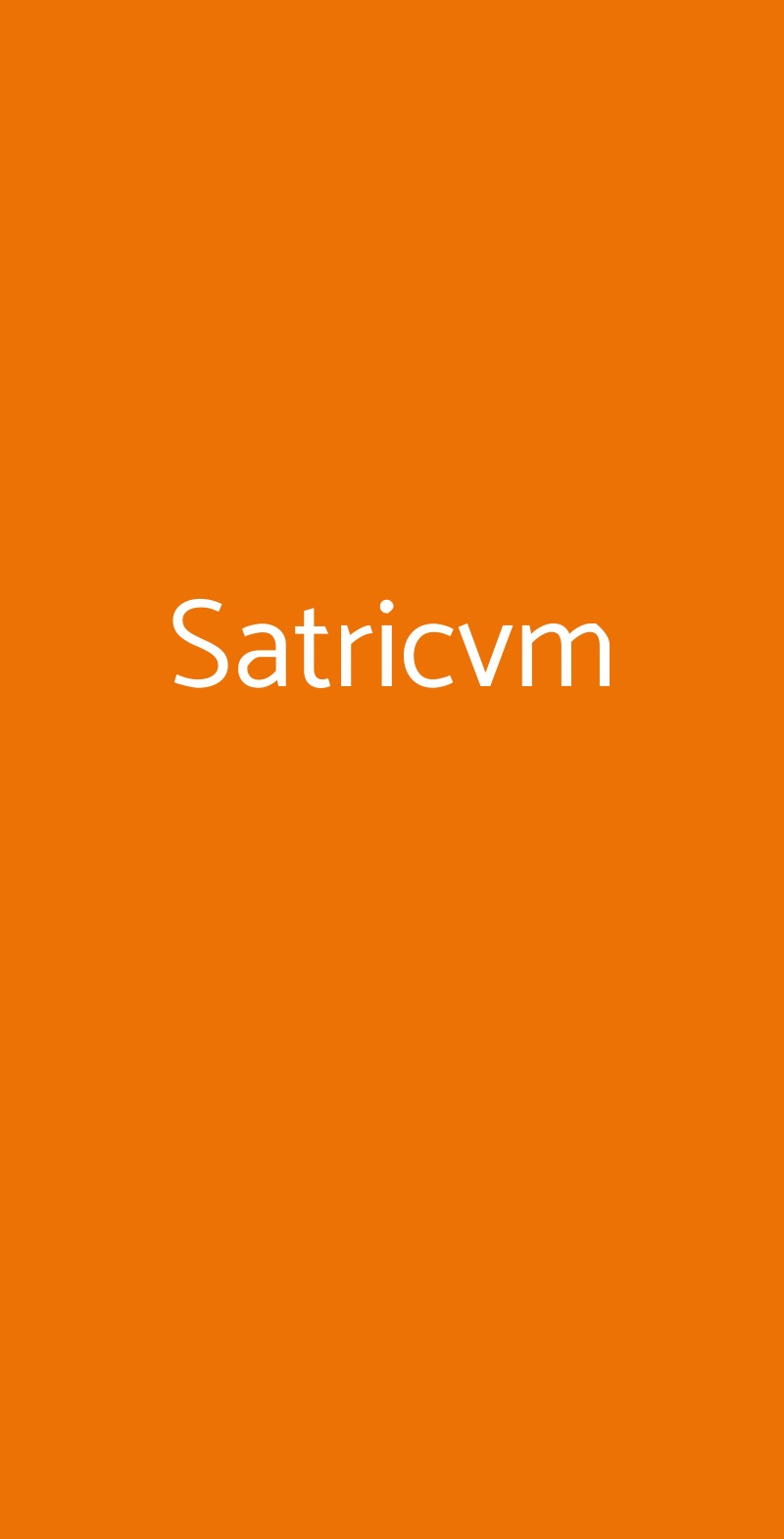 Satricvm Latina menù 1 pagina