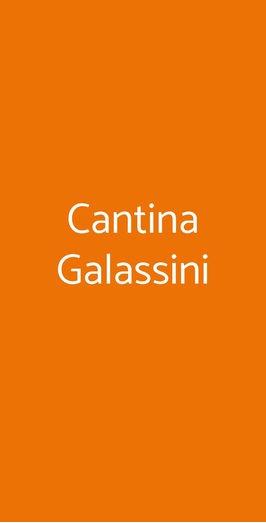 Cantina Galassini, Marino