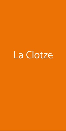La Clotze, Courmayeur