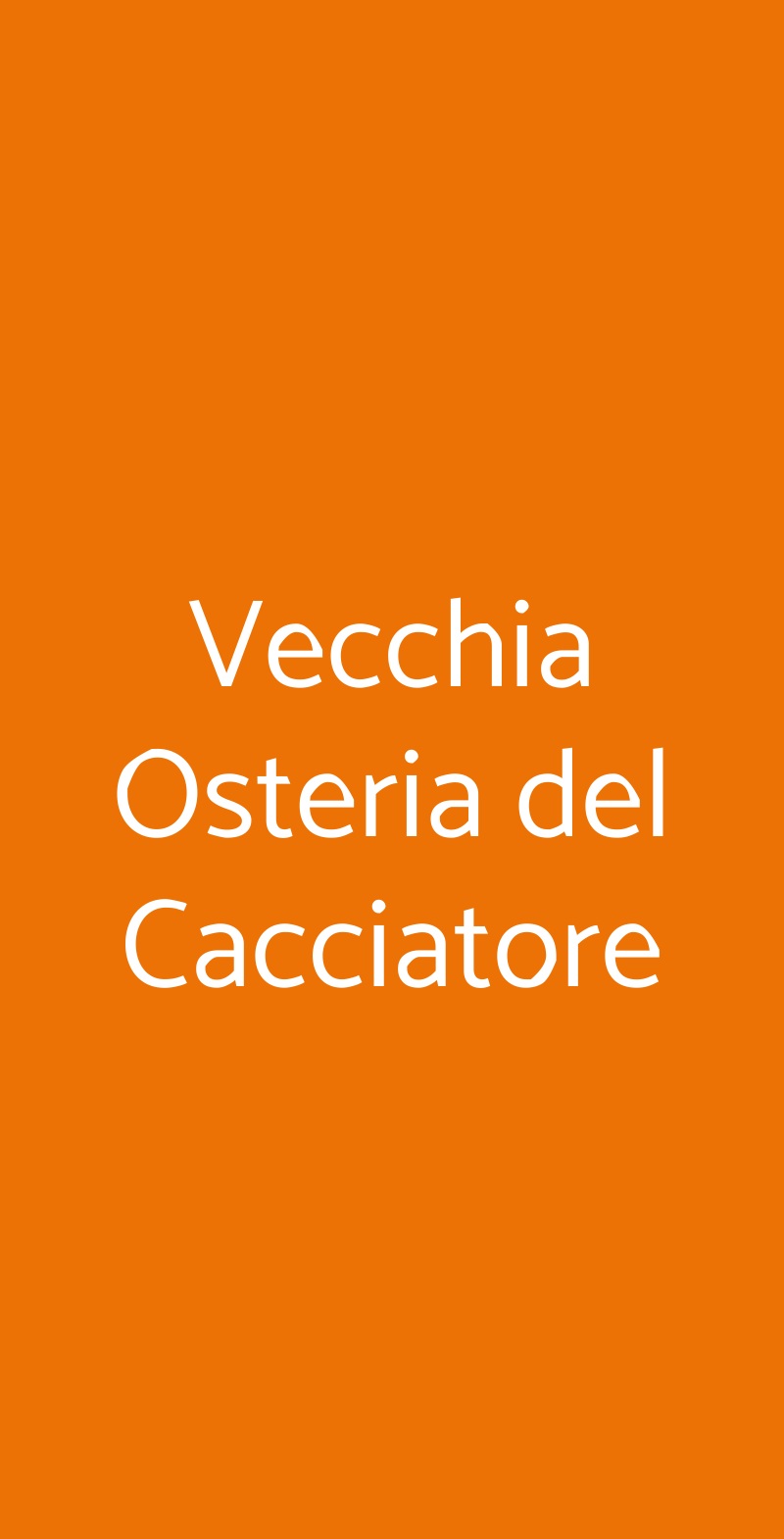 Vecchia Osteria Del Cacciatore, Rezzanello