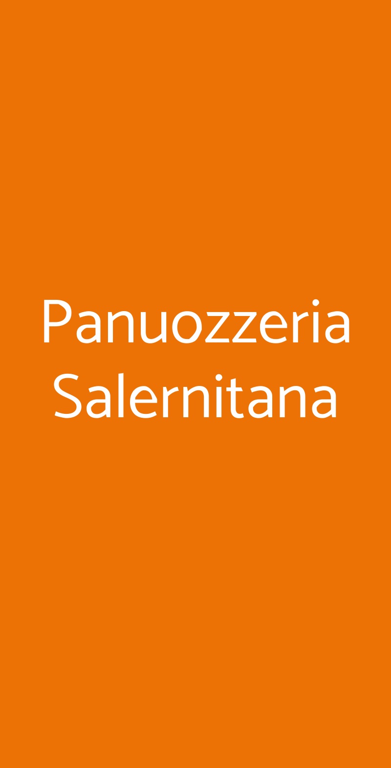 Panuozzeria Salernitana Monterotondo menù 1 pagina