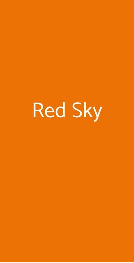 Red Sky, Varedo