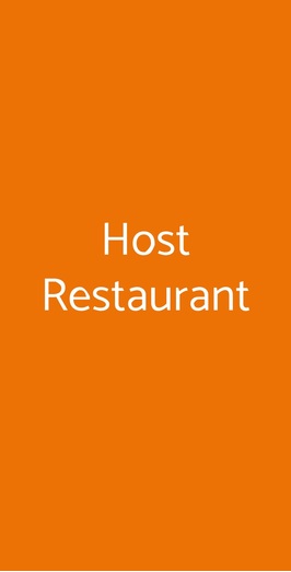 Host Restaurant, Fiumicino