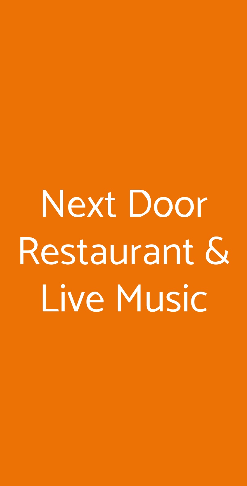 Next Door Restaurant & Live Music, Olbia