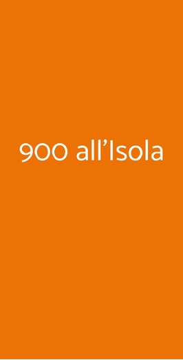 900 All'isola, Udine