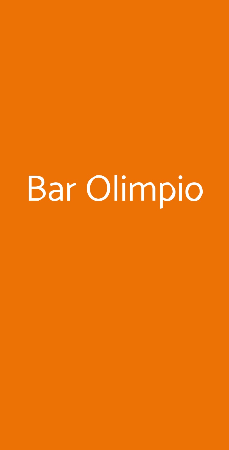 Bar Olimpio Marina di Mancaversa menù 1 pagina