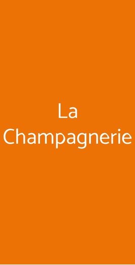 La Champagnerie, Milano