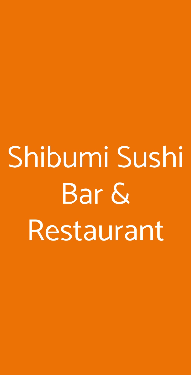 Shibumi Sushi Bar & Restaurant, Potenza