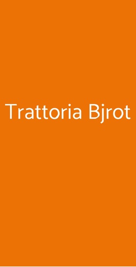 Trattoria Bjrot, Monza