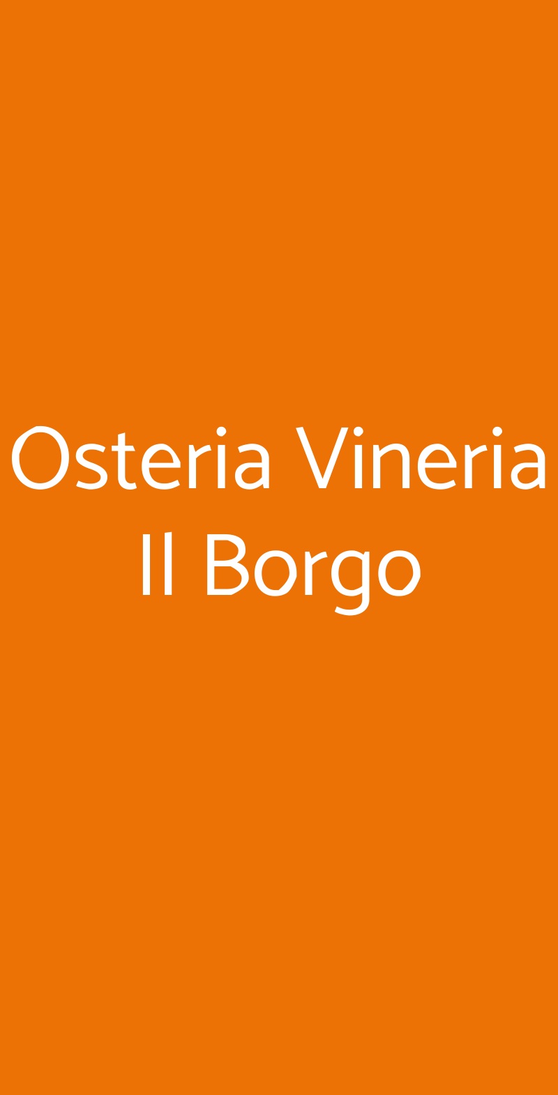 Osteria Vineria Il Borgo Vigolzone menù 1 pagina