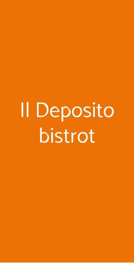 Il Deposito Bistrot, Torino