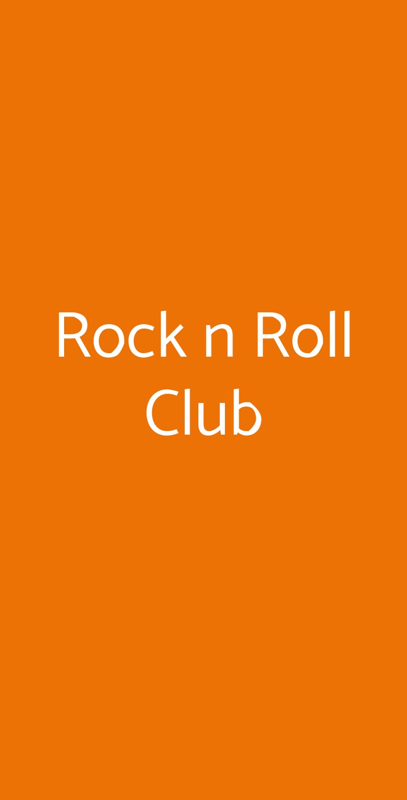 Rock N Roll Club, Perugia