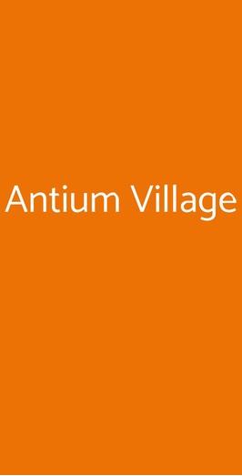 Antium Village, Anzio