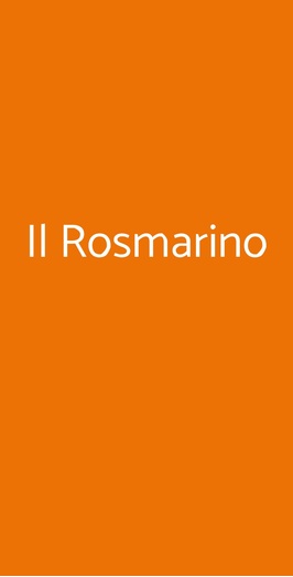 Il Rosmarino, Montaione