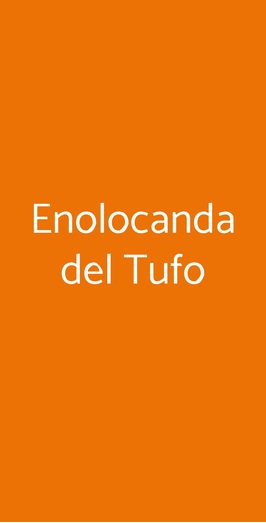Enolocanda Del Tufo