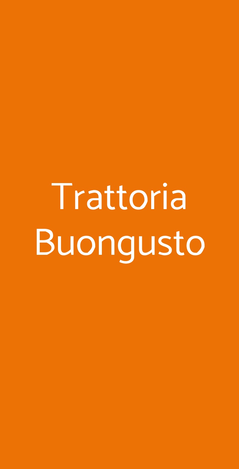 Trattoria Buongusto Rho menù 1 pagina