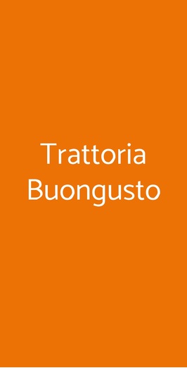 Trattoria Buongusto