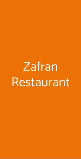 Zafran Restaurant, Donnalucata