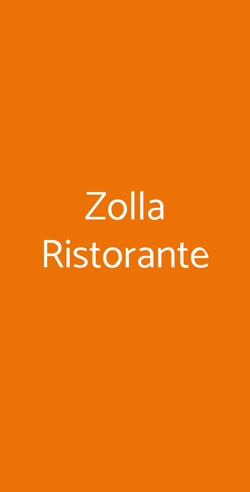 Zolla Ristorante Acquaviva D'Isernia menù 1 pagina
